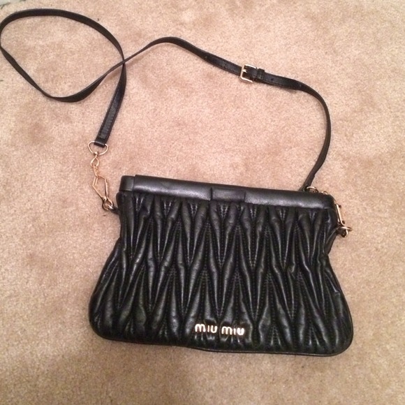 MiuMiu leather clutch. Authentic!