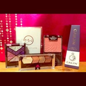 Maybelline Eyeshadow Bundle, Blush, Mascara, Liner