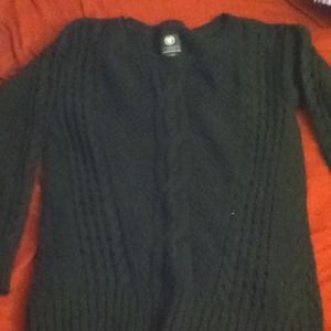 American eagle black knit sweater