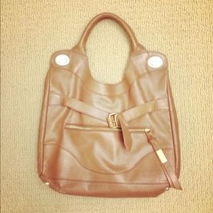 REDUCED!! Foley Corinna jet set tote in brown