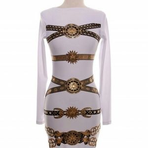 Versace inspired bodycon dress