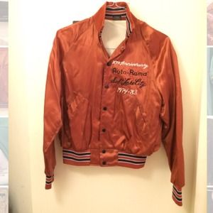 Vintage Metallic Silk Bomber