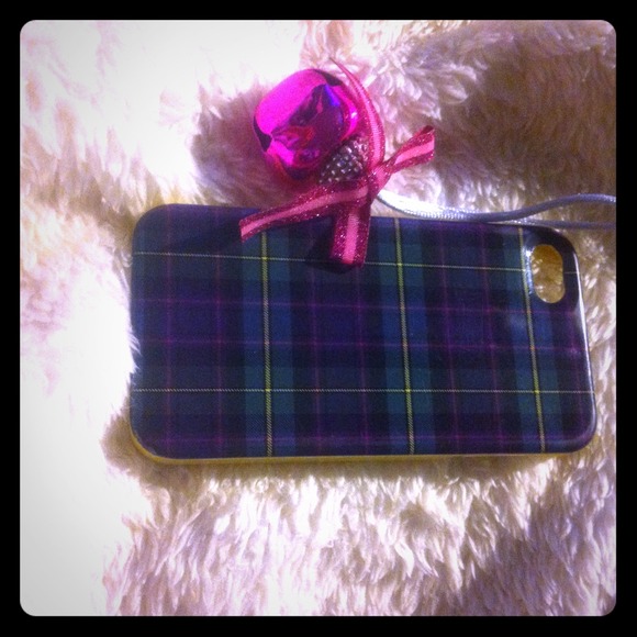 Juicy Couture plaid Iphone 4/4s Case