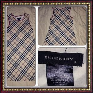 Like new authentic girls Burberry dress