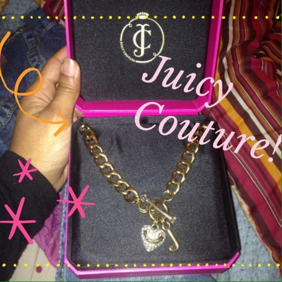 Gold Juicy Couture Starter Necklace.