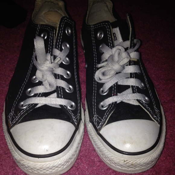 Black Converse Chuck Taylor.