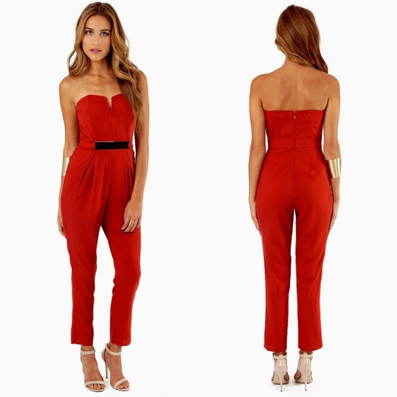 🔴SOLD🔴 Tobi red jumpsuit
