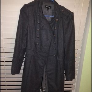 bebe long coat