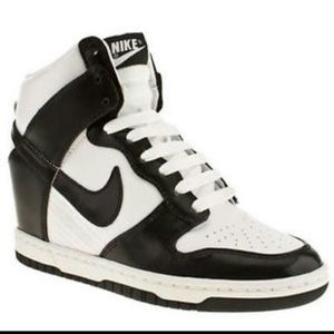 Nike Dunk Sky Hi and Nike red dunk bundle