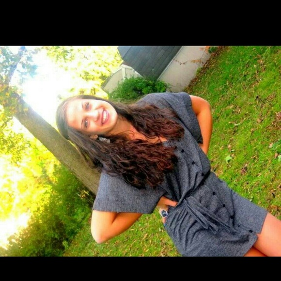 Mini Dark Grey Dress