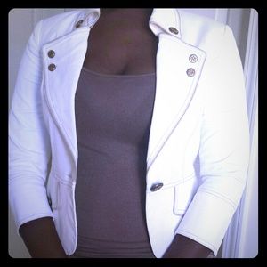Bebe Gold Trimmed Blazer