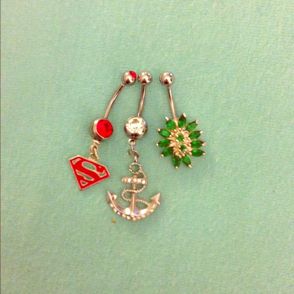 Navel ring jewelry.