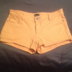 Orange cream shorts