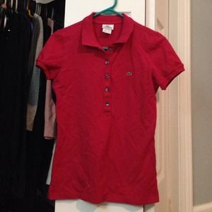Lacoste Polo Deep Red