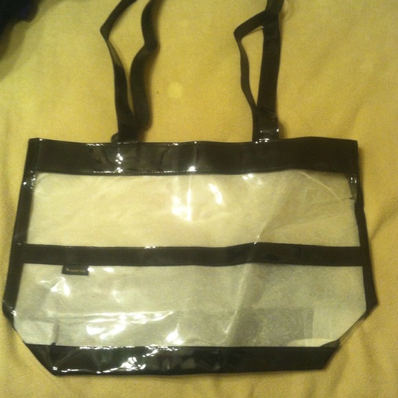 Clear and black Mary Kay bag never used