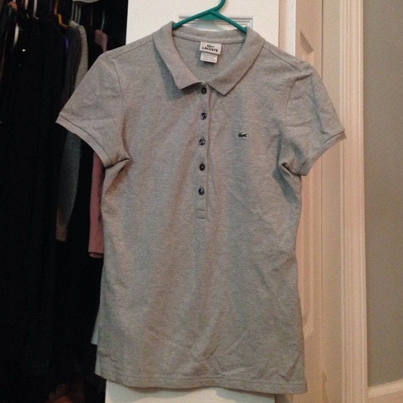Authentic lacoste Polo grey - Picture 1 of 3