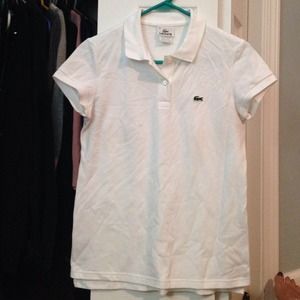 Lacoste Polo White