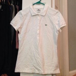 Authentic Lacoste polo White