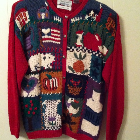 Unique hand knitted sweater