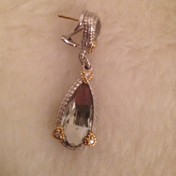 SOLD Negotiable Judith Ripka earrings - Picture 2 of 4