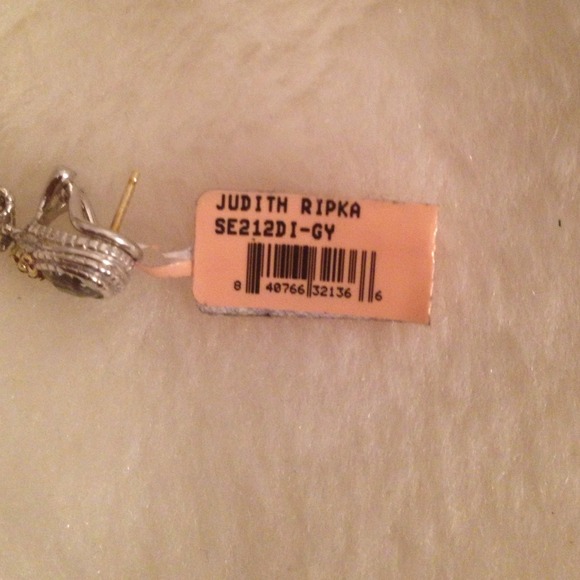 SOLD Negotiable Judith Ripka earrings - Picture 4 of 4