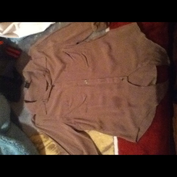Tops - Olive green shirt
