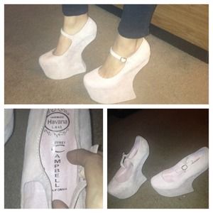 Baby pink Jeffery Campbell night-walkers