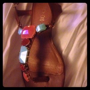 Gorgeous Aldo jeweled sandals