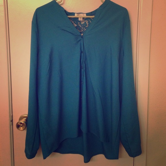 NWT Teal Blouse