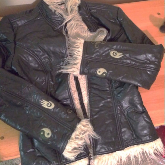 Miss Sixty Dark Olive Green Coat - Picture 4 of 4