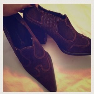 Steven madden cowboy western low calf boots