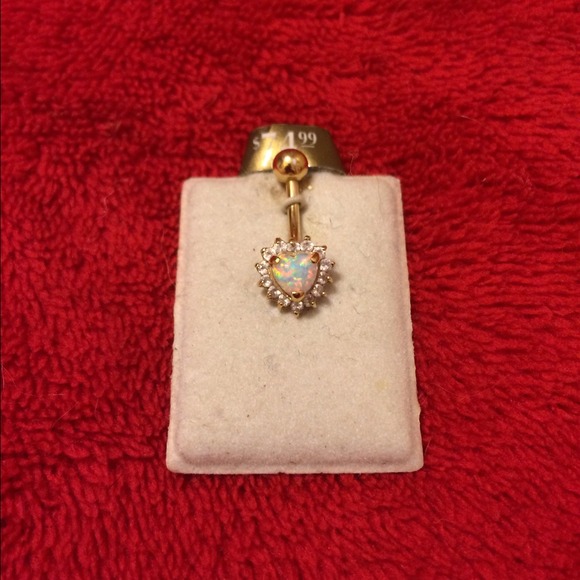 14k gold belly button ring