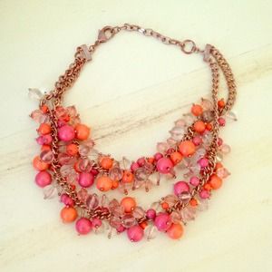 Coral Bauble necklace