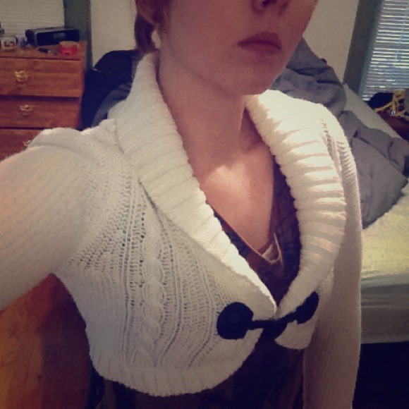 Crop knit sweater
