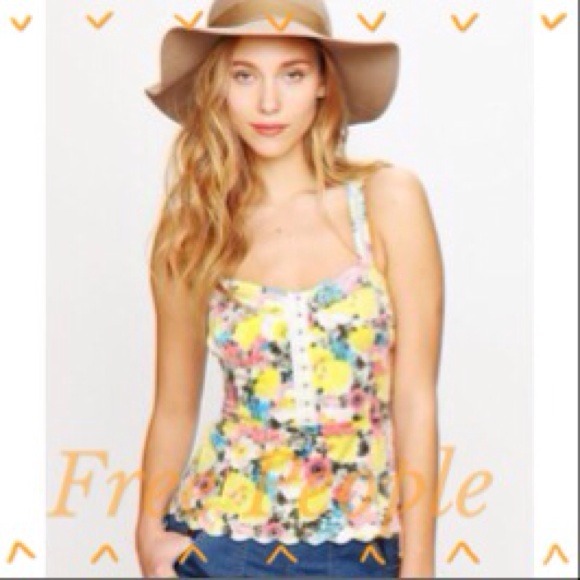 🎉Host Pick🎉Free People Candy Corset Tank