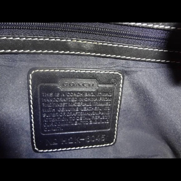 ‼️Coach black canvas & leather trim hobo reduced - Picture 4 of 4