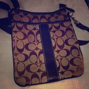 Coach cross-body bag.