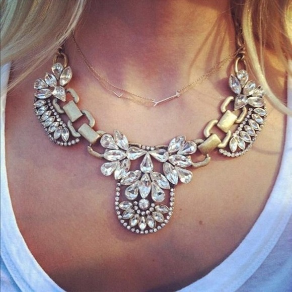 Crystal Cluster Necklace
