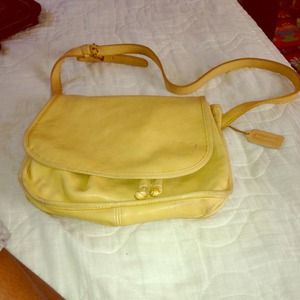 Tan leather COACH Satchel