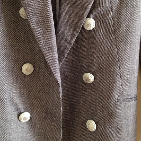 NWOT. Long Denim Blazer - Picture 3 of 3