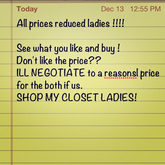 REDUCED PRICES