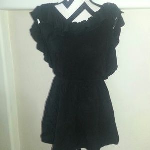 SALE! Backless Flutter Sleeve Dress