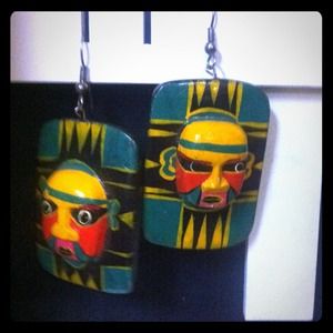 Hand painted earrings