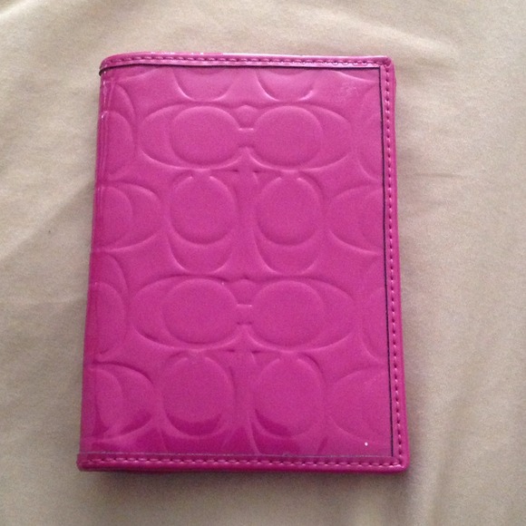 Pink Coach Fold Wallet