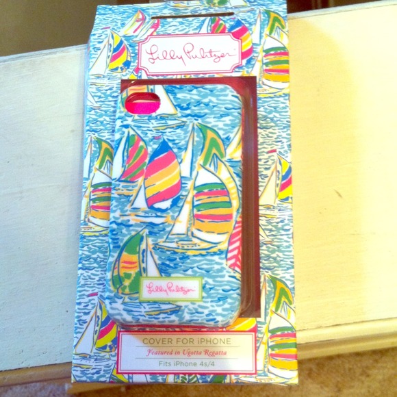 Lily Pulitzer boat case very bright and cute