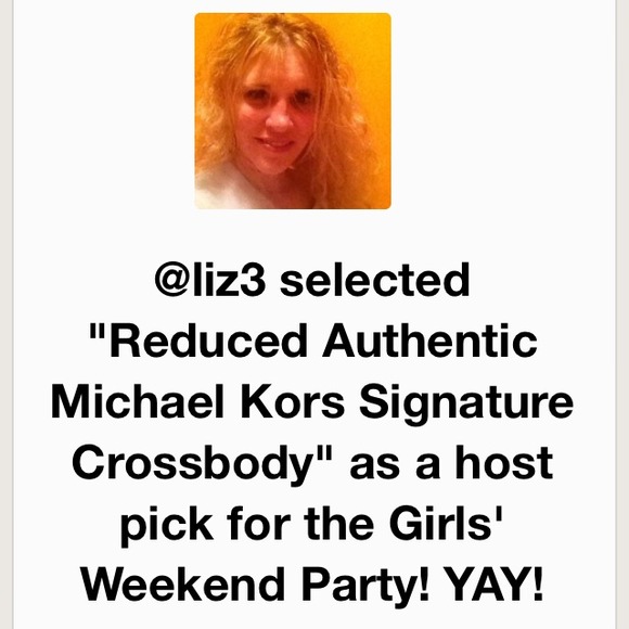 HOST PICK 5/17Michael Kors Signature Crossbody - Picture 2 of 4