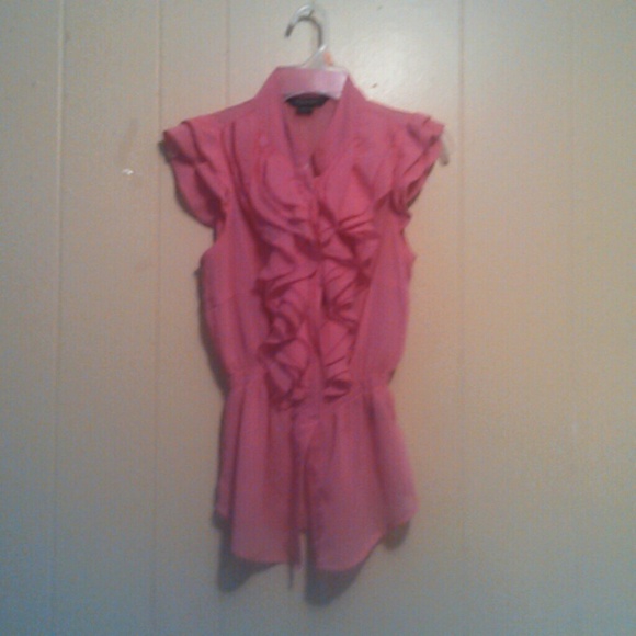 Super cute sheer pink top