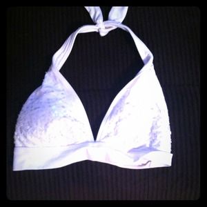 👙💎White sequin bikini top💎👙