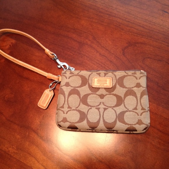 Authentic Coach Wristlet! On hold