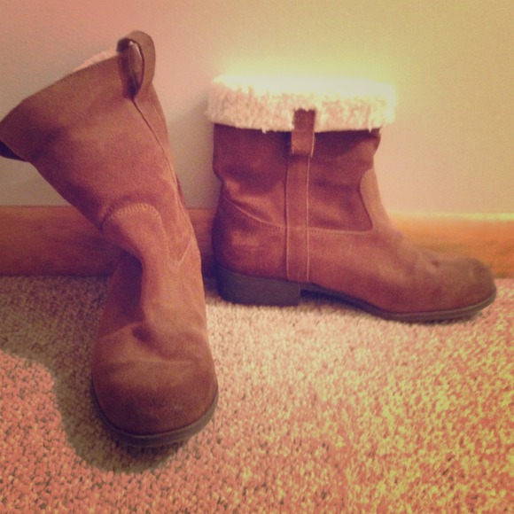 Suede booties